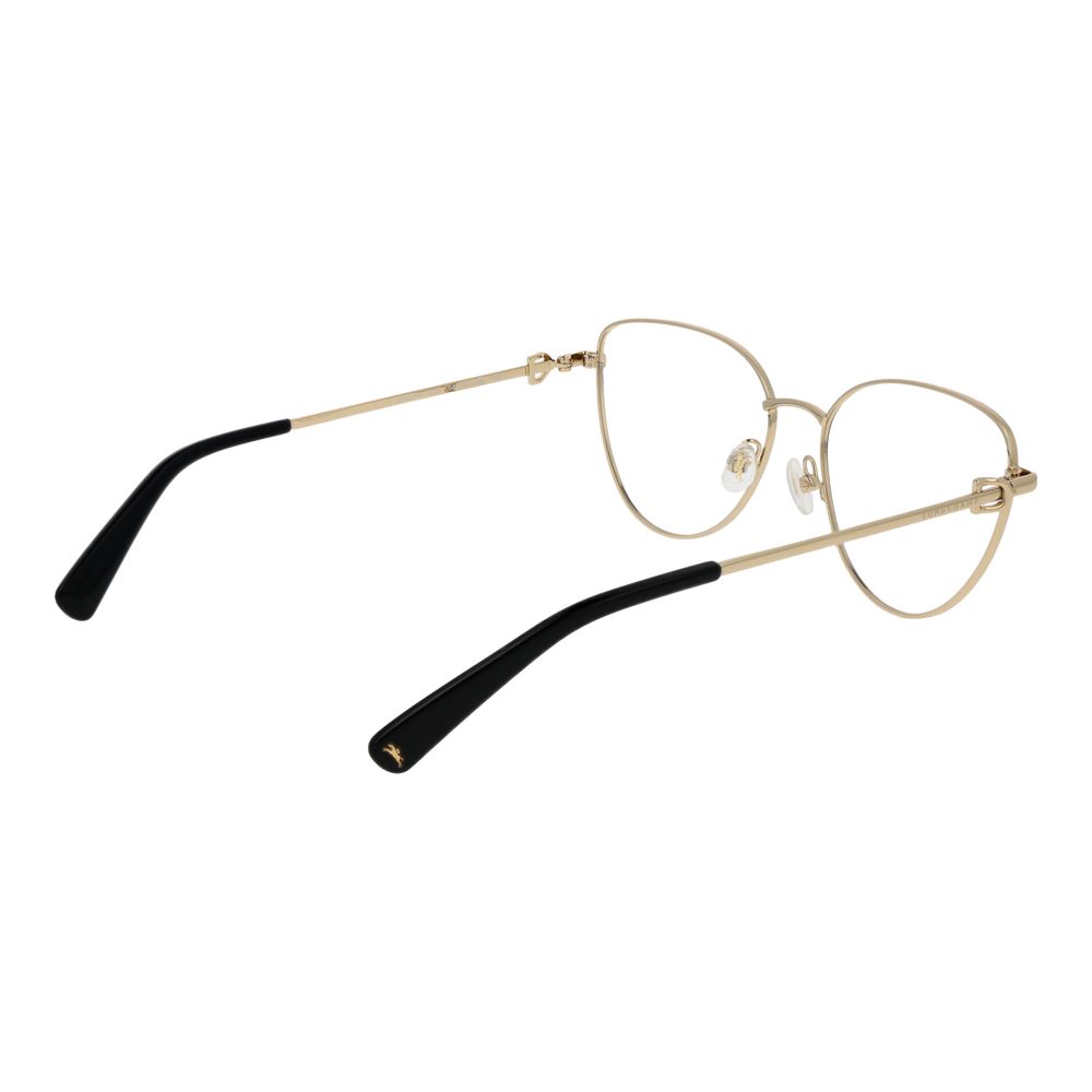 Longchamp Women's Butterfly Full-Rim Metal Eyeglasses Frames - Black