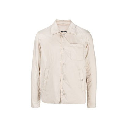 Herno Beige Polyamide Full-Length Jacket