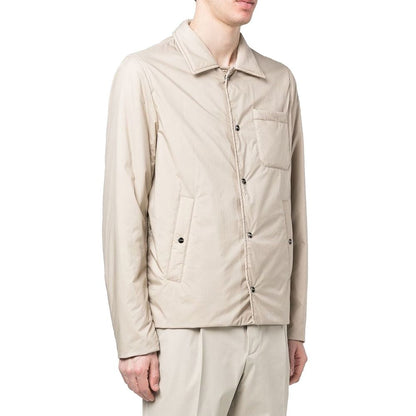 Herno Beige Polyamide Full-Length Jacket