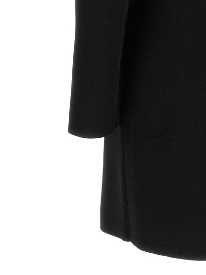 Elisabetta Franchi Women's Halter Wide Neck &Halter Polyamide & Viscose Dress - Black Gold