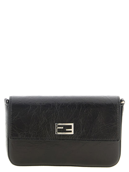 Fendi Black Calfskin Cardholder