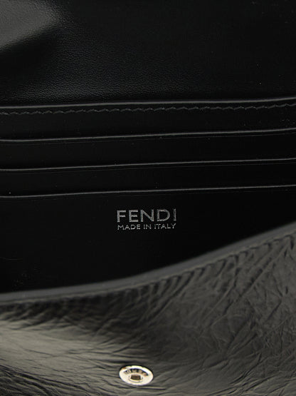 Fendi Black Calfskin Cardholder