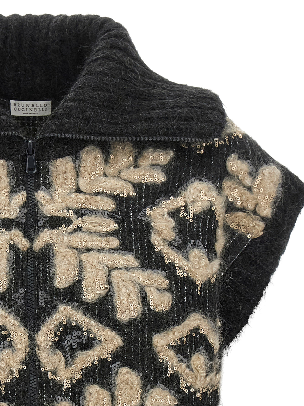 Brunello Cucinelli Gray Wool Cardigan