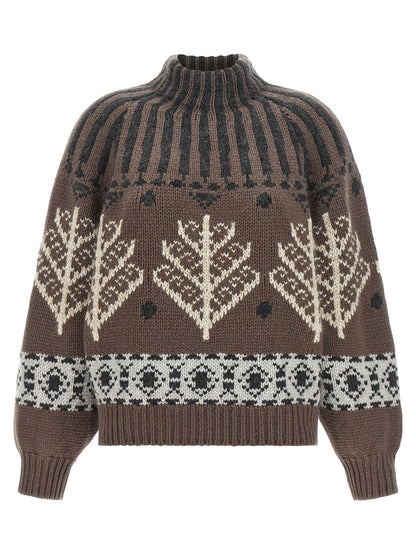 Brunello Cucinelli Brown Cashmere Cardigan