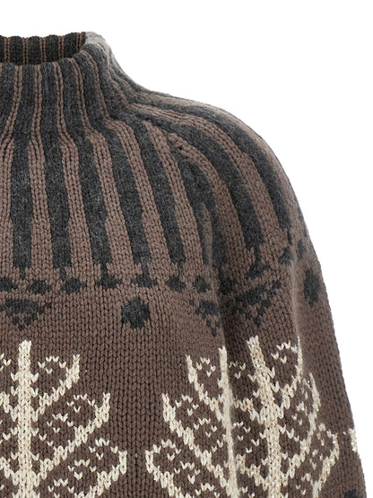 Brunello Cucinelli Brown Cashmere Cardigan