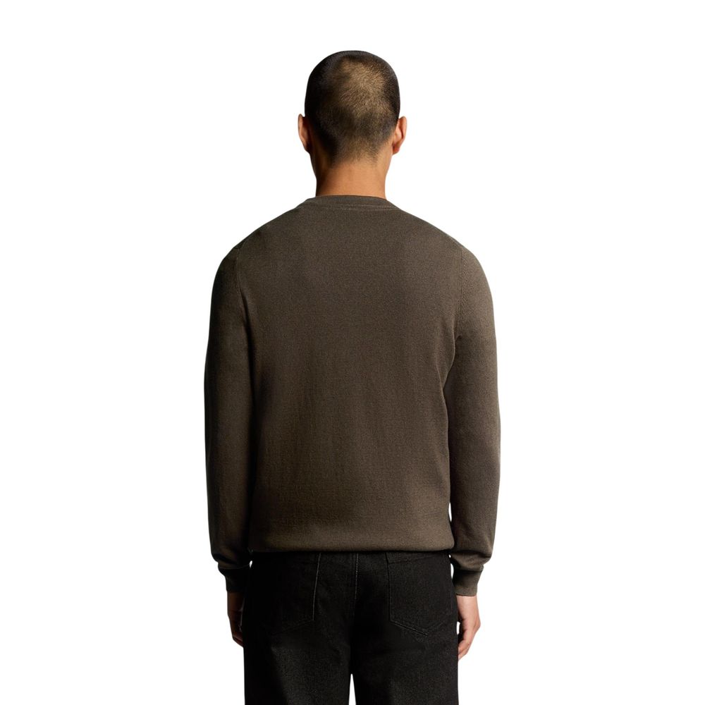 Lyle & Scott Brown Cotton Sweatshirt