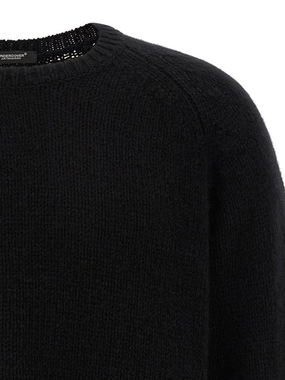 Undercover Black Wool Cardigan