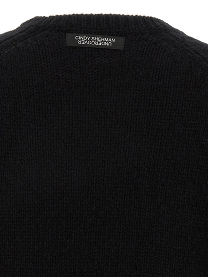 Undercover Black Wool Cardigan