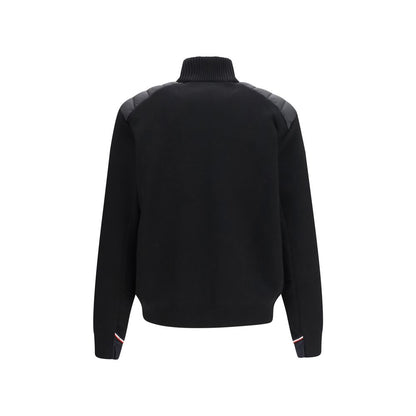 Moncler Grenoble Black Wool Oves Aries Cardigan