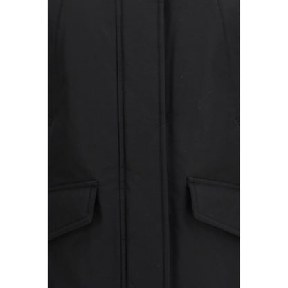 Woolrich Black Cotton Parka