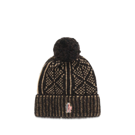 Moncler Grenoble Brown Alpaca Vicugna Pacos Beanie