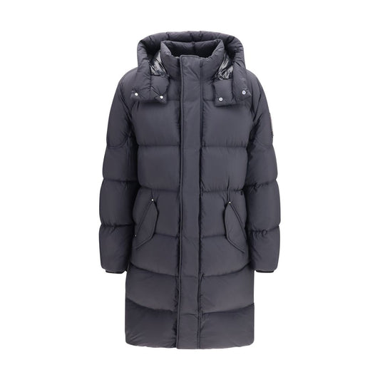 Moose Knuckles Black Nylon Coat