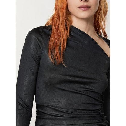 Patrizia Pepe Black Polyester Casual Dress