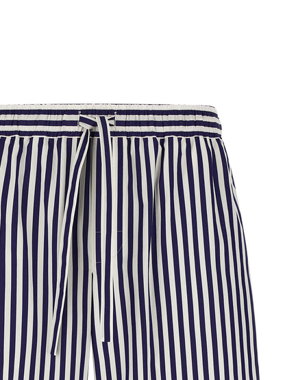 Dolce & Gabbana Blue Cotton Bermuda Shorts