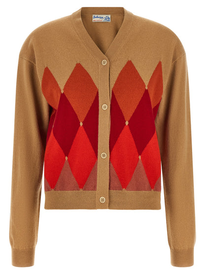 Ballantyne Beige Cashmere Cardigan