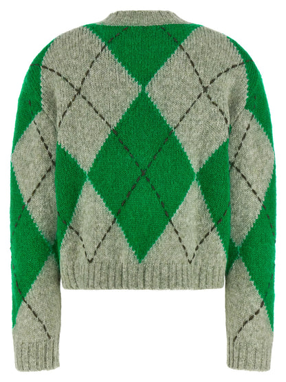 Ballantyne Bicolor Wool Cardigan
