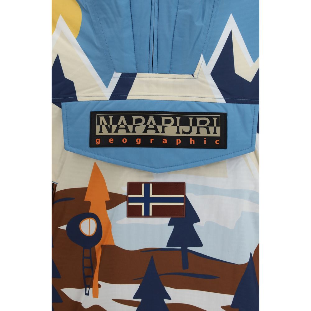 Napapijri Multicolor Recycled Polyester Shell Jacket