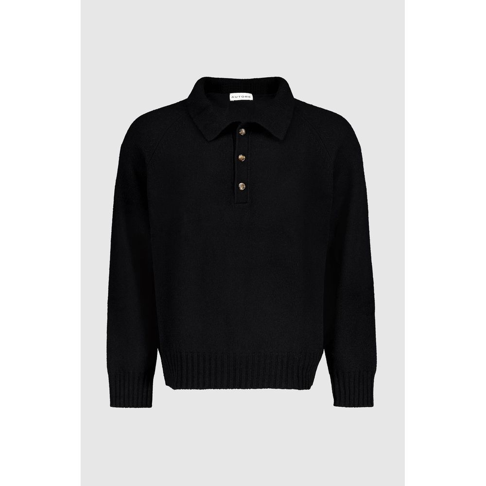 Autore Black Wool Sweatshirt