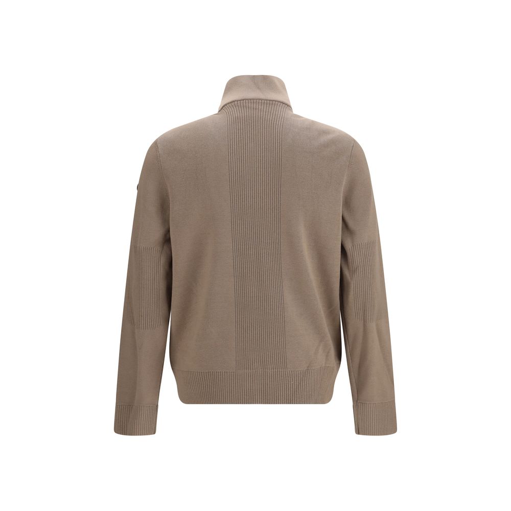 Moose Knuckles Men's High Collar Polyester & Viscose Puffer Jacket - Bicolour