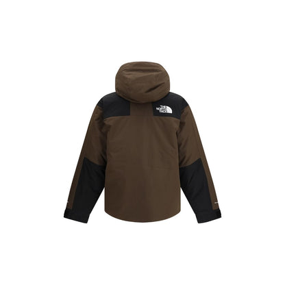 The North Face Men's Down Goose Waterproof Polyester & Goose-Down Hooded Parka - Brown