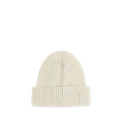 C.P. Company White Wool Oves Aries Beanie