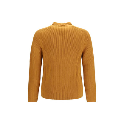 C.P. Company Men's Regular Fit Crew Neck Polyamide Cotton Sweatshirt - Orange
