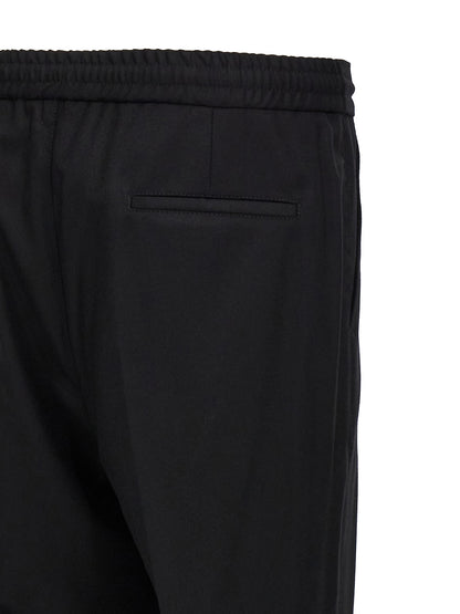Brunello Cucinelli Black Wool Casual Pants