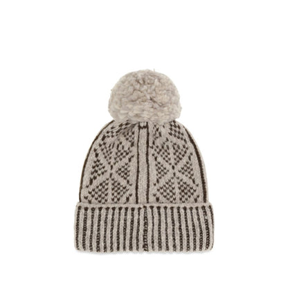 Moncler Grenoble Gray Alpaca Vicugna Pacos Beanie