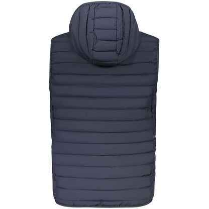 Accademia Militare Blue Polyester Sleeveless Jacket