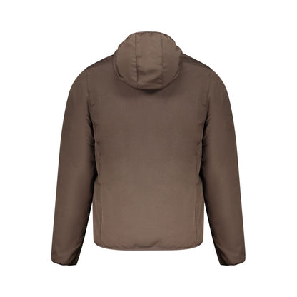 Accademia Militare Brown Polyester Shell Jacket