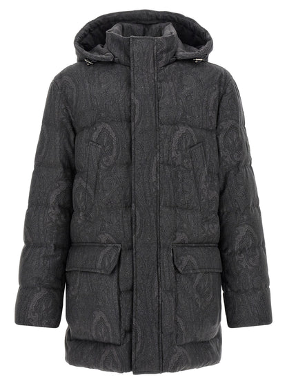 Etro Gray Wool Coat