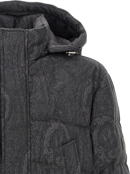 Etro Gray Wool Coat
