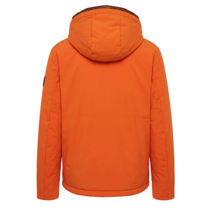Baldinini Trend Orange Polyester Men Jacket
