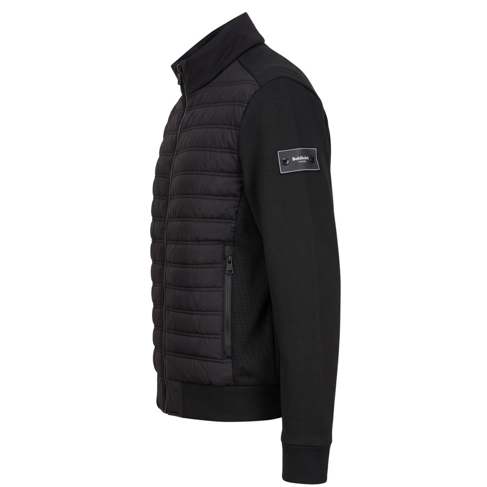 Baldinini Trend Black Polyester Men Jacket