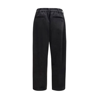 Y-3 Black Polyester Athletic Pants