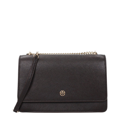 Tory Burch Brown Leather Crossbody Bag