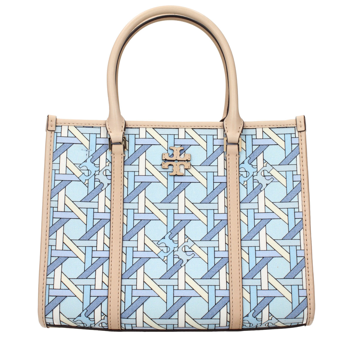 Tory Burch Light Blue Fabric Handbag