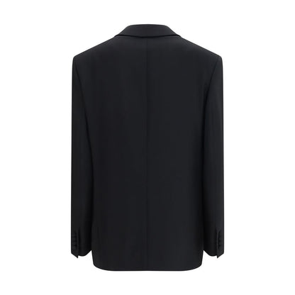 The Row Black Wool Oves Aries Blazer