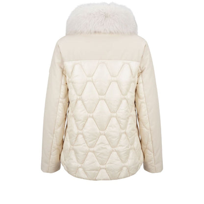 Baldinini Trend White Nylon Women Jacket