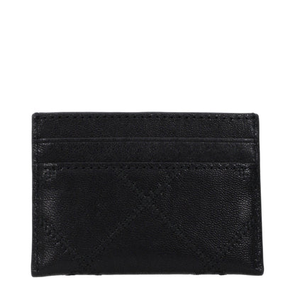 Tory Burch Black Leather Cardholder