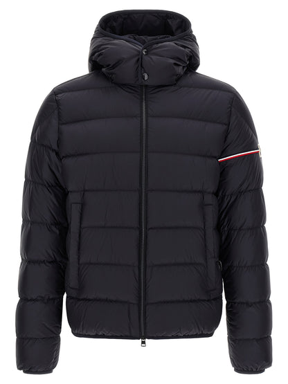 Moncler Blue Polyamide Full-Length Jacket