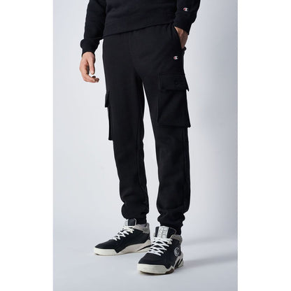 Champion Black Cotton Joggers (Workout Pants)