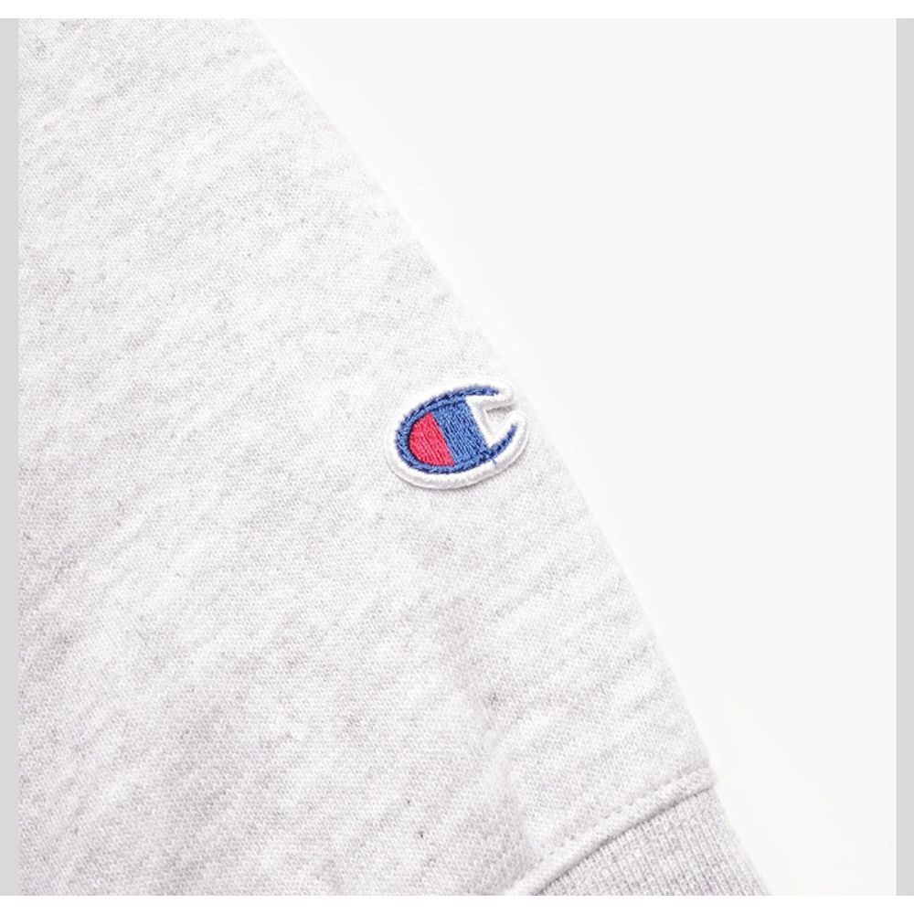 Champion White Cotton Sweatshirt