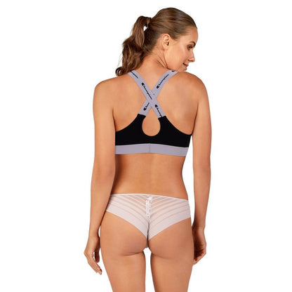 Champion Black Polyester Sport Bra