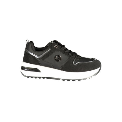 Laura Biagiotti Black Polyurethane Women's Sneaker