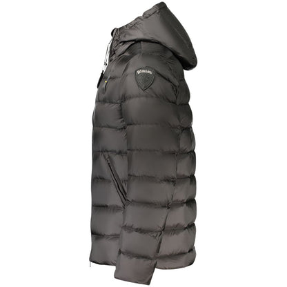 Blauer Black Polyamide Men's Jacket