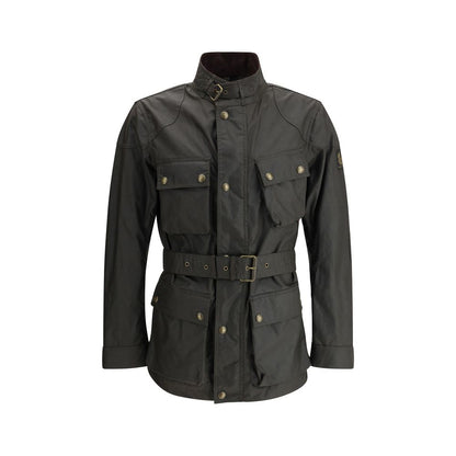 Belstaff Bicolor Cotton Full-Length Jacket