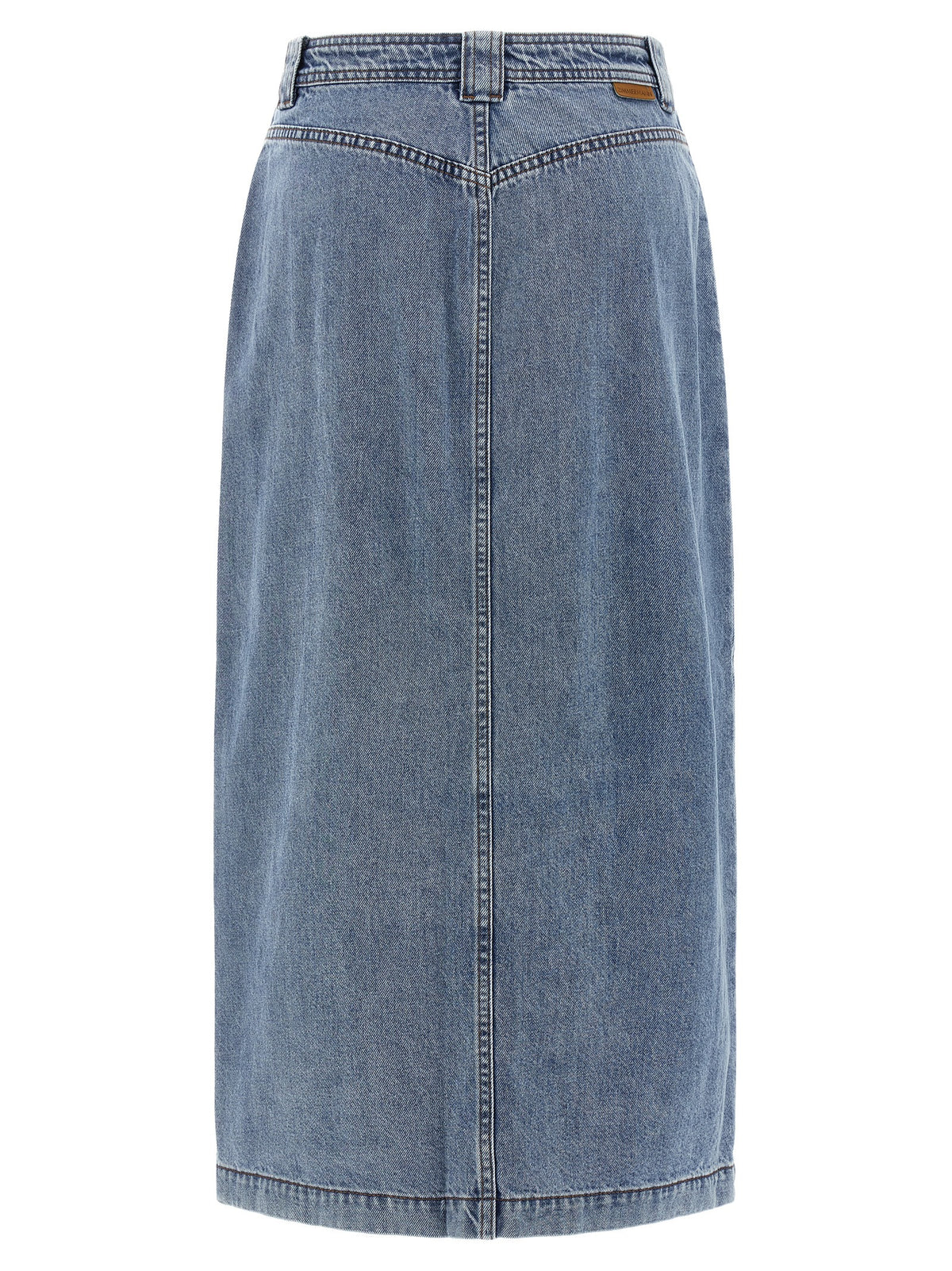 Zimmermann Blue Cotton Midi Skirt