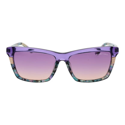 Marciano by Guess Rectangle Gradient Medium-Tint Acetate Sunglasses - Purple