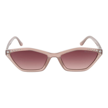 Sunglasses by Marciano by Guess for women in acetate gradient, pink, purple & rose features an effortlessly chic full-rim frame design with pink coloured frame detailing and category-3-dark-tint gradient lens for a effortlessly chic aesthetic.